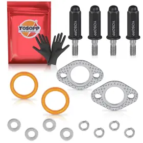 Ljc215 Yosopp Gy6 Exhaust Bolt Nuts Gasket For 50cc 70cc 90cc 110cc 125cc 150cc Scoo