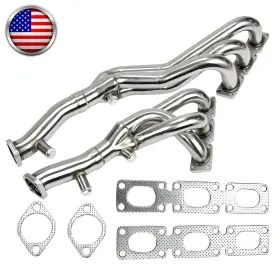 140104sboci3080 Zyooegear Stainless Exhaust Manifold Headers Fits Bmw E46 E39 Z4 2.5l 2.8l 3.0l L6 2001-06