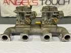 Weber 38/38 Carburetors W/ Clifford 6=8 Dual Intake Manifold INLINE-6 Used. Price: $1450.00.