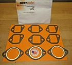 1957 - 1967 Cadillac Pcs. New Complete Exhaust Manifold Gasket Set Best 3574. Price: $38.99.