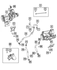 Genuine Mopar Gasket 68465193AE New. Price: $53.20.