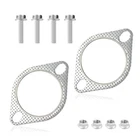 2PCS 2.5" Exhaust Gasket Kit Include 4PCS BOLTS,2-BOLT Flange... New. Price: $13.01.