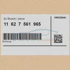 2X Genuine Bmw 11627561965 - Gasket D=74.5MM Series Neu. Price: $74.37.