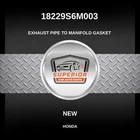 Genuine 2003-2011 Honda Accord Exhaust Pipe To Manifold Gasket 18229S6M003 New. Price: $74.99.