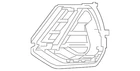 Genuine Audi Air Grille 83A-807-682-D-9B9 New. Price: $109.13.