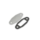 Mr Gasket Fuel Pump Block-off Plate 1517; Chrome Steel Ford 351C, 351M/400 New. Price: $24.78.