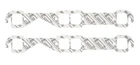 Mr. Exhaust Gaskets Header High-temperature White Square Port Sbc Pair New. Price: $32.27.