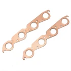 Summit Racing Exhaust Gaskets Header Copper Round Port Chevy Big Block Pair New. Price: $39.99.