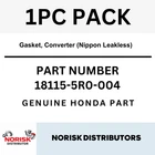 Honda Oem Gasket, Converter (nippon Leakless) 18115-5R0-004 Supersedes JG-42073 New. Price: $10.26.
