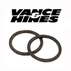 Vance & Hines Harley Davidson Exhaust Gaskets Set Softail Touring Sportster Dyna New. Price: $26.99.