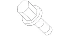 Genuine Ford Catalytic Converter Stud W705374-S901 New. Price: $7.92.