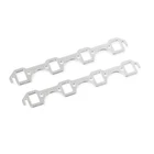 Flowtech Header Gasket 99253FLT; Real Seal Alum, 1.48 X 1.12 Rect Port For Sbf New. Price: $18.99.
