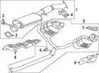 Genuine Gm Front Pipe Gasket 26416290 New. Price: $8.07.