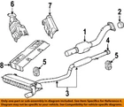 Chrysler Oem 07-17 Caliber Exhaust Components-converter Pipe Gasket 5105615AB New. Price: $40.00.