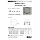 Hks Muffler Gasket 66MM Id 74MM Od 34001-AK024 New. Price: $53.95.