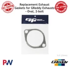 Greddy Replacement Gaskets For Exhausts Oval, 2-BOLT #11000327 New. Price: $27.38.