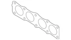 Genuine Hyundai Manifold Gasket 28521-2GGA0 New. Price: $23.75.