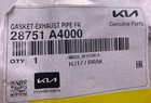 Kia Genuine Parts 28751-A4000 Rear Muffler Gasket (2014-2025) New. Price: $16.72.