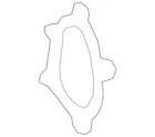 Genuine Nissan Gasket 14445-JF01B New. Price: $122.33.