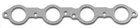 Remflex 2008 Exhaust Gasket For Chevy V8 Engine, (set Of 2) New. Price: $33.42.