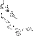 Genuine Ford Exhaust Pipe Connector Gasket 5S7Z-5E241-A New. Price: $9.61.