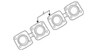 Genuine Bmw Manifold Gasket 11-62-8-693-121 New. Price: $45.81.