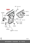 Genuine Oe Gasket Exhaust Manifold 1555A246 For Mitsubishi 1555-A246 Neu. Price: $13.03.