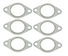 Set Of 6 Exhaust Manifold Gasket - Cylinder Head Heat Exchanger For Porsche New. Price: $83.91.
