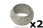 Bmw X5 (2000-2006) Exhaust Seal Ring (2) Center Muffler To Rear Hjs New. Price: $48.60.