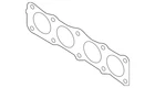 Genuine Hyundai Manifold Gasket 28521-2GGA0 New. Price: $36.28.