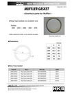 Hks Muffler Gasket 51.1MM Id 59.9MM Od (part # : 34001-AK021) New. Price: $38.99.