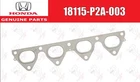Honda Oem Exhaust Manifold Gasket 18115-P2A-003 For Civic New. Price: $82.97.