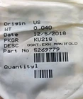 Cummins 5269779 Exhaust Manifold Gasket Oem Nos Multi Available Free... New. Price: $14.95.