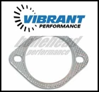 Vibrant 1457 Performance 2-BOLT High Temperature Exhaust Gasket (2.5" I.d) New. Price: $22.99.