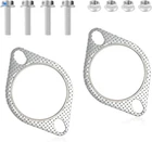 2PCS Exhaust Flange Gasket + 4PCS BOLTS,2" 2-BOLT Catalytic 2IN New. Price: $10.69.