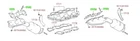 Toyota Tacoma 05-11 Tundra 05-06 4.0L Exhaust Manifold Gasket Set Genuine Oem New. Price: $85.12.