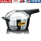 Stainless Steel Pressure Cooker 5.5 Safety Lock Gasket Stay Cool Handle New. Price: $137.28.