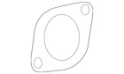 Genuine Mitsubishi Front Pipe Gasket 1575A230 New. Price: $13.79.
