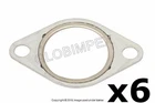 For Porsche Cylinder Exchanger Exhaust Manifold Gasket Set Of 6 Elring Oem New. Price: $81.40.