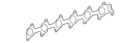 Genuine Mercedes-benz Gasket 613-142-04-80 New. Price: $25.85.