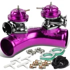 Grs/gs 2.5"70 Degree Twin Flange Pipe Adaptor+turbo Blow Off Bov Boost X2 Purple New. Price: $67.88.