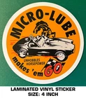 Micro-lube Unhobbles Horsepower Laminated Vinyl Decal Sticker Racing-ac Cobra New. Price: $9.26.