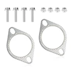 2PCS Exhaust Gasket + 4PCS BOLTS,2.5" 2-BOLT 5.6*3.4*0.08 Inch, 2.5IN New. Price: $13.99.
