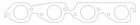 Cometic Gasket Mls Exhaust Set Bbc W/2.000 Round Port C5349-030 New. Price: $58.90.