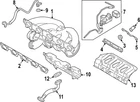 Genuine Audi Turbocharger Gasket 07K-253-039-F New. Price: $50.63.