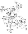 Genuine Mopar Gasket 68447575AA New. Price: $116.53.