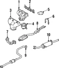 Genuine Mazda Manifold Gasket Z501-13-460 New. Price: $26.52.