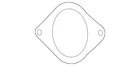 Genuine Nissan Exhaust Pipe To Manifold Gasket 20692-1HA0A New. Price: $12.29.