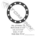 Automann 180.10608 Drive Flange Gasket New. Price: $19.15.