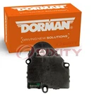 Dorman Lower Main Hvac Heater Blend Door Actuator For 2003-2009 Chevrolet Zw New. Price: $51.50.